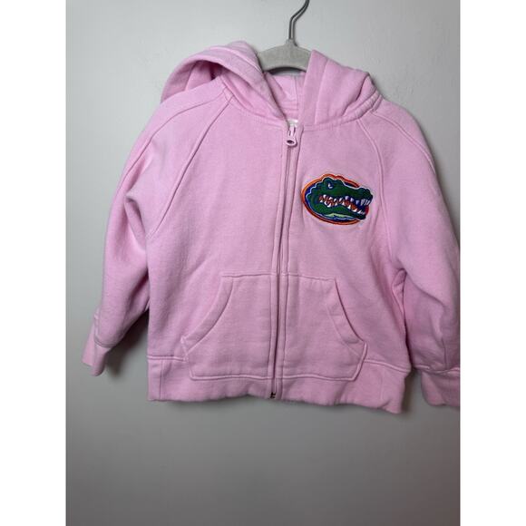 Florida Gators University Of Florida Pink Toddler Zip Up Embroidered Hoodie 3T - Picture 1 of 13
